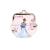 PU leather digital printing 3 inches small coin bag tourist souvenirs to order