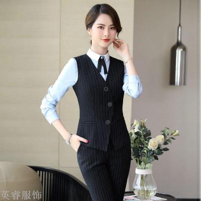 Autumn/winter business suit dress suit ladies' fashionable temperament dress overalls overalls dress suit work clothes