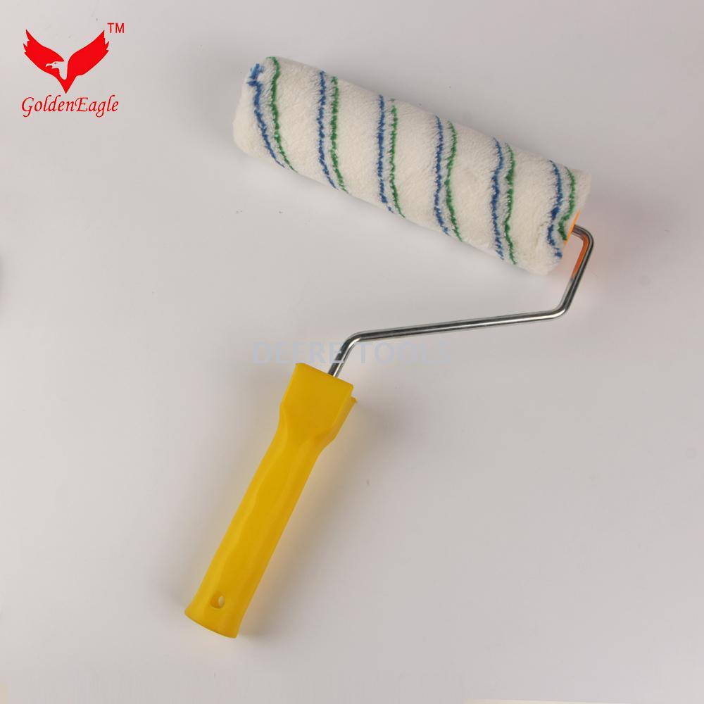无死角12个毛高混纺蓝绿条7寸8寸9寸10寸滚筒刷乳胶漆工具刷批发