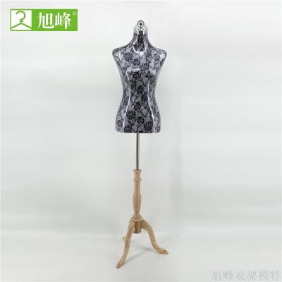 Sunfeng model black lace foam wrap clothing store display