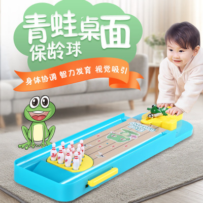 Interactive Board Game Toy Frog Bowling table Bowling ball firing table game toy