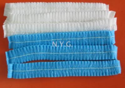 Disposable non-woven fabric pleated cap