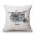 Cartoon animation linens printing cotton and linen pillow cover custom-made pillow cover pillow cushion