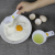 Baking egg white separator 7 pieces of plastic spatula for kitchen egg divider