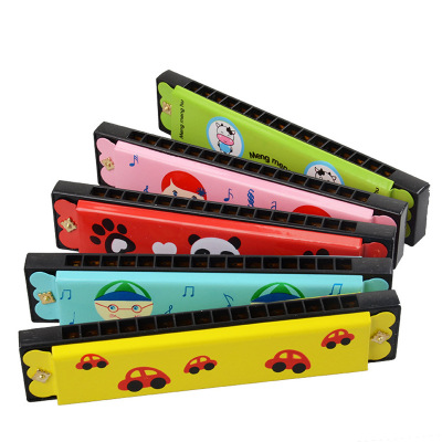 Stainless steel 16 hole 16 hole harmonica can play airtight children 's himself to instrument toys