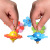 Foreign Trade Children's Educational Nostalgia Toys Traditional color spinning small hand spinning wooden flower top