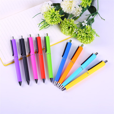 Color plastic plastic ball pen teacher with pen business advertising pen wholesale to sample custom
