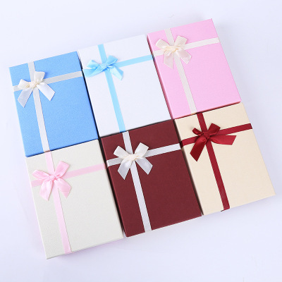 Wholesale multi-purpose jewelry box exquisite bow, parting gift box bracelet box