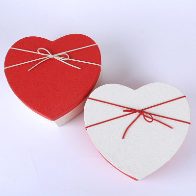 Wholesale heart-shaped flower box creative fashion simple and exquisite gift box holiday gift box