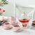 Nordic ins simple marble-ceramic glass flower tea set British afternoon tea health pot american-style fruit teapot