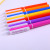 Manufacturer direct selling color plastic rod ball pen new exhibition fair stationery simple advertising plastic ball pen wholesale