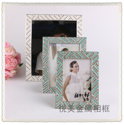 Metal frame set creative wedding couple photo gift frame