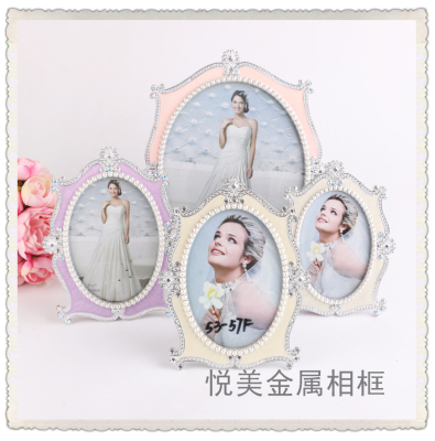 Europe type puts a stage picture frame 6 July 10 inches originality restoring ancient ways elliptic picture frame marriage gauze studio photograph frame