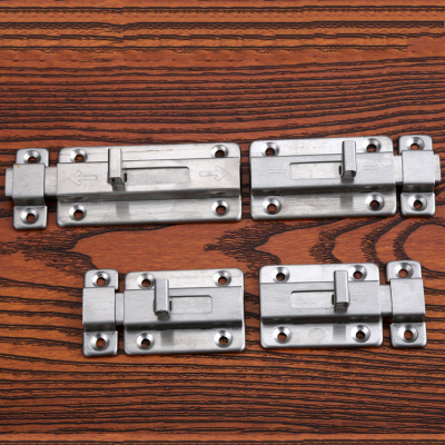 stainless steel double - end bolt household bedroom door latch doors and Windows hardware fittings door bolt