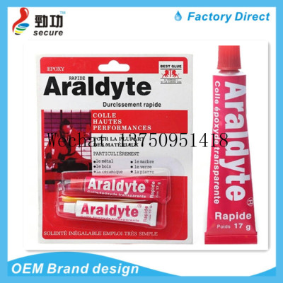 AB Glue Epoxy Glue Strong structure glue acrylic ester ab glue blue red adhesive plastic metal glue ARALDYTE