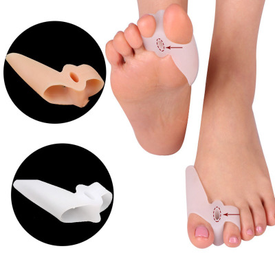 Thumb eversion, bigfoot care device, big toe overlapping corrector, daily use of silicone double ring toe metacardium