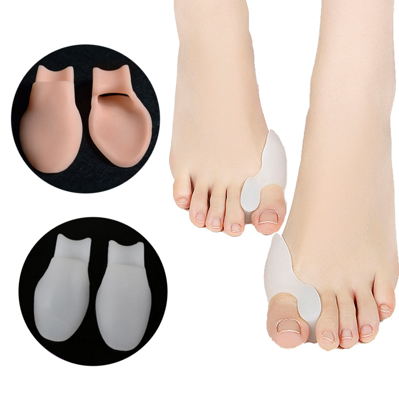 叶贝儿硅胶拇外翻分趾器 大脚趾分趾套 拇囊炎疼痛护理脚趾保护套