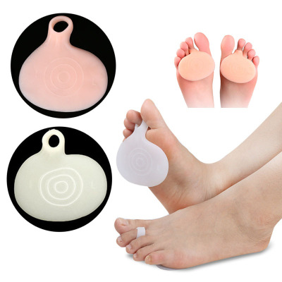 Single Hole Toe Covering Thickened Forefoot Pad Calluses Corns Eye Anti-Pain Anti-Wear Silicone Forefoot Pad