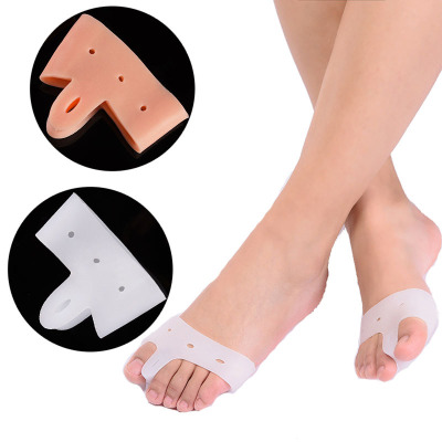 Silicone Hallux Valgus Forefoot Protective Pad Sleeve Forefoot Valgus Hand Mask Big Toe Valgus Split Toe Hand Massager