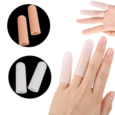 SEBs Anti-Wear Finger Stall Silicone Protective Nourishing Moisturizing Finger Gloves Finger Anti-Pain Anti-Cocoon Protective Cover