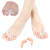 Nursing care of biforaminal hallux bunions with silicone toes overlapping separator and TPE soft gel