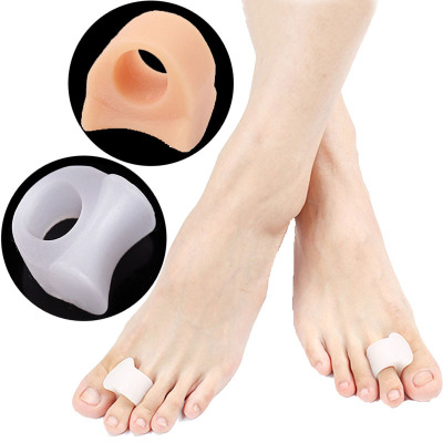 Adult ring type thumb avulsion pedicle, male and female overlap toe separators, big bone silicone nursing toe cover