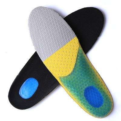 Slow Pressure Shock-Absorbing Silicone Sports Insole Eva Running Basketball Military Training Sports Insole