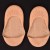 Ye Beier Silicone Full Foot Cover Heel Sleeve Heel Anti-Crack Socks TPE Foot Protection Foot Sock Men's and Women's Low Cut Socks
