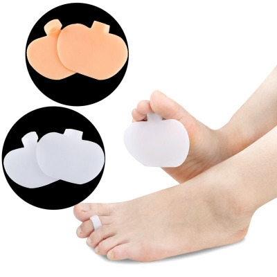 Silicone Forefoot Pad Thick Sandals High-Heeled Shoe Insoles Stickers Foot Cushions Pad Female Half Size Palm Pad Forefoot Pad Half Insole