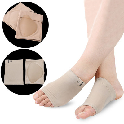 Triangular bandage silicone arch pad flat foot high arch foot inner splay-toe correction half pad