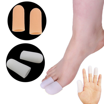 Toe anti-wear sleeve silicone protective cover high heels anti-wear foot pain anti-squeeze toes cover