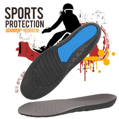 PU breathable, sweat-absorbing, shock-absorbing and cushion-pressing basketball insole gel comfortable sports insole
