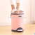 Plastic foot on trash can with portable trash can with cover paper basket