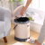 Family foot trash can plastic sanitation bucket belt slow down kitchen large paper basket