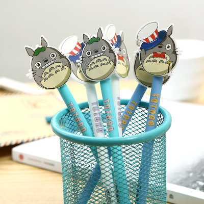 Korean New Creative Learning Stationery Cute Totoro Totoro Totoro Gel Pen Office Supplies Signature Pen Wholesale