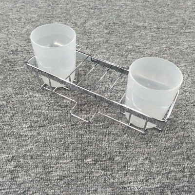 Bathroom rack single-layer stainless steel bathroom tray bathroom pendant kitchen wall hanging