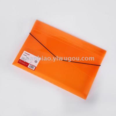 TRANBO elastic PP file box transparent color file folder with elastic OEM