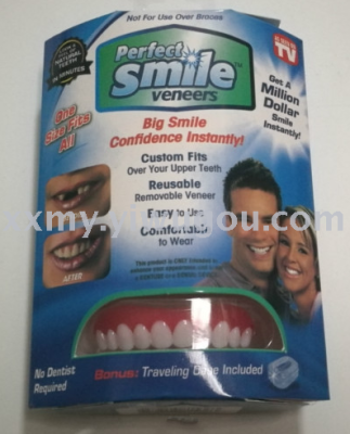 Whitening toothpastes TV instant smile comfort fit flex silicone simulation teeth