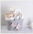 Hollow out portable storage basket bathroom bath basket dirty clothes basket storage basket butterfly plastic