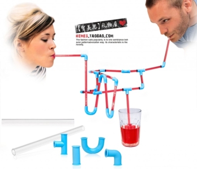 Wholesale Europe and the United States crazy hot sale DIY crazy straw DIY STRAWS my straw I am the master