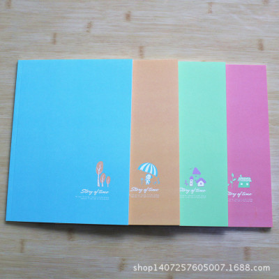 Korean Stationery Ruyi 16K Boutique Notebook Creative Notepad Fresh Cartoon Notebook Factory Direct Sales