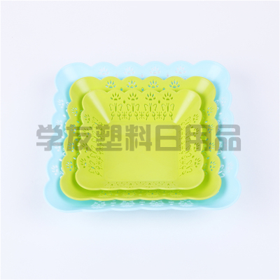 Plastic hollow fruit tray snack plate multi-functional fruit basket family room tea table simple candy fruit bowl