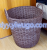 Plastic woven basket dirty clothes bucket dirty clothes storage basket thick tube toy storage basket laundry basket hand basket