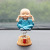 Car Decoration Four Non-Swing Little Monk Four Non-Spring Shaking Head Monk Car Resin Decorations