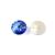 Dz-3019 RIVOLI K9 Sapphire Blue base Round satellite Jewelry Accessories