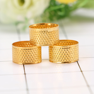Cross stitch home sewing home DIY tool copper thimble gold thimble home sewing