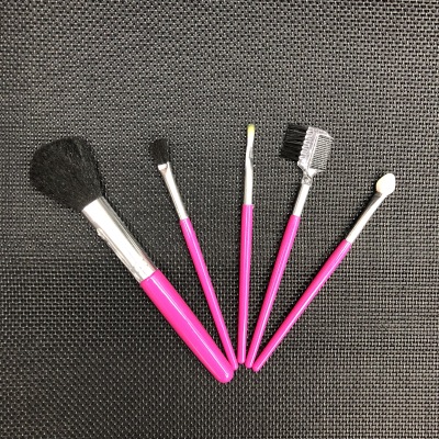 Five beauty tools for a makeup brush set