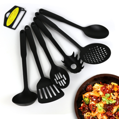 Nylon kitchenware six-piece non-stick pan set for eco-friendly kitchen tools and baking maintenance
