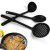 Nylon kitchenware six-piece non-stick pan set for eco-friendly kitchen tools and baking maintenance