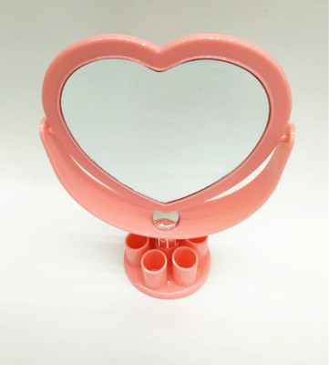 New heart-shaped double sided cosmetic mirror is a hot commodity